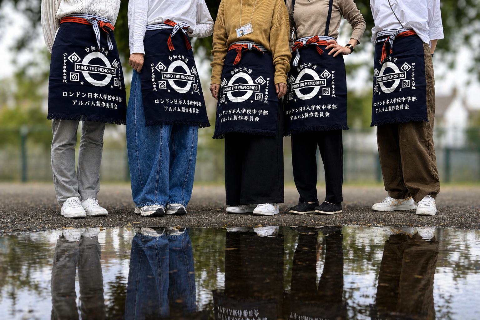 Committee apron — worn